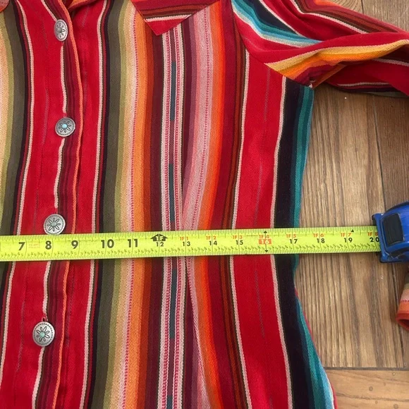 Silverado Western wear womens button-down Concho buttons made in the USA 100% - Picture 8 of 12
